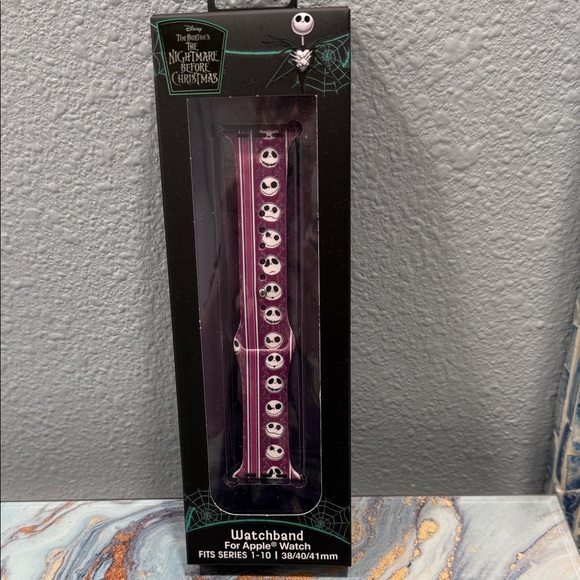 Disney Nightmare Before Christmas Apple Watch Band Fits Series 1-10 NIB - Picture 1 of 3